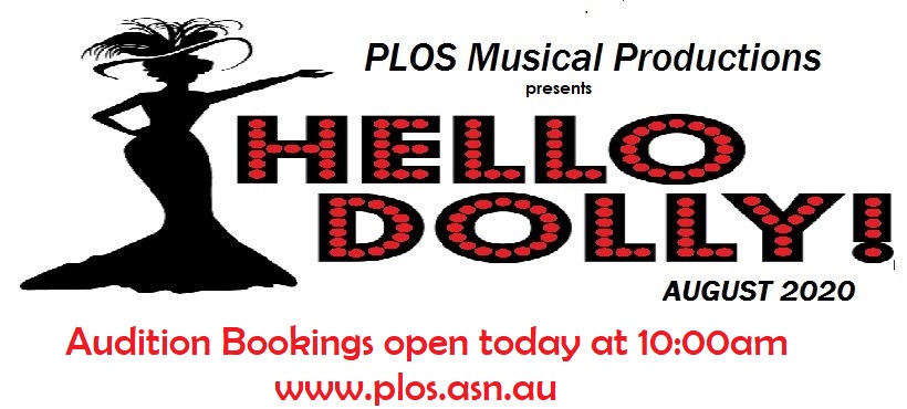 Hello Dolly Audition Bookings