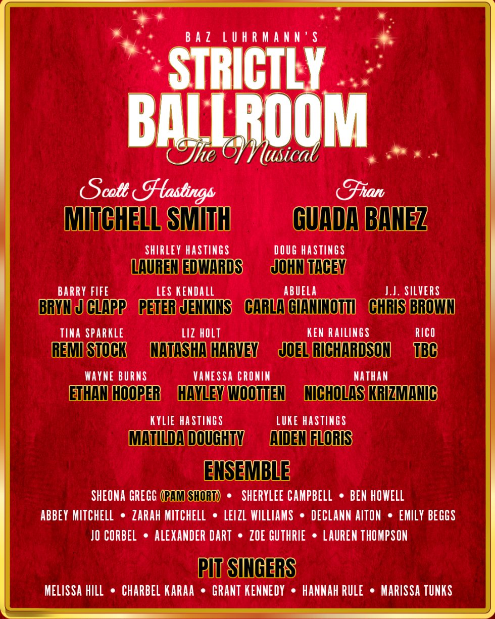 Strictly Ballroom The Musical - Cast Announced - PLOS Musical Productions